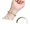 Pulsera de carpa de la suerte para mujer 2024 Nuevo estilo pulsera de imitación de jade Hetian de lujo ligero para regalo de cumpleaños de novia