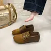Zapatos Birkenstock de talla grande 41 a 43, estilo retro, cobertura total, para mujer, nuevos para otoño 2026, planos, versátiles, mocasines Mary Jane.