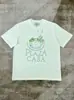 Camiseta de Algodão Puro 230g com Estampa Digital Casa Levemente Luxuosa, Pesada e Amiga da Pele para Vendas Transfronteiriças de E-commerce Independente, Manga Curta