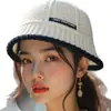 Chapéu de Pescador Balde Quente Estilo Coreano Novo Outono e Inverno, Chapéu Cloche Versátil Retro que Cobre o Rosto para Mulheres Tendência 8292