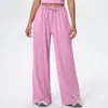 Pantalones Anchos de Pierna con Cordón Transpirables Europeos y Americanos Transfronterizos Ropa Deportiva de Yoga con Tirantes de Moda y Mangas Largas