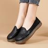 Zapatos de Mujer Casuales Huecos de Estilo Nuevo de Primavera Transfronterizo Suela Blanda de Tendón Zapatos de Mujer Cómodos Versátiles Slip-On Zapatos de Mamá