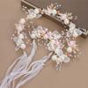 Diadema de corona, tocado, corona de princesa, súper diadema de hada, flor para boda infantil, flor para actuación, anfitriona, fiesta, diadema de muñeca
