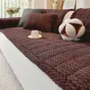 Cojín de Sofá de Felpa Simple Estilo Nuevo 2026, Engrosado y Cálido, Cojín Antideslizante de Pana para Asiento de Sofá para Otoño e Invierno