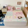 Xiangling Premium Lindo Estilo Ins Grande Dibujo Animado Látex Alfombrilla Juego de Dos o Tres Piezas, Lavable a Máquina