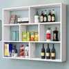 Armario de Vino para Restaurante, Estante de Vino Específico para Hotel, Armario de Pared, Estantería, Estante de Almacenamiento, Divisor de Pared, Armario de Vino Decorativo de Múltiples Niveles para Hotel
