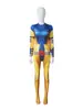 Halloween X-Men '97 Disfraz X-Men Magneto Cos Ojo Láser Ajustado Fénix Mono para Mujer