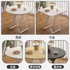Mesa de Comedor Plegable Personalizada para el Hogar Portátil Exterior Mesa Redonda Pequeña Apartamento Pequeño Casa de Alquiler Sencilla Comedor Restaurante Mesa de Comedor