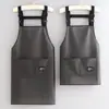 Produtos Aquáticos Avental de TPU Sem Lavagem para Trabalho em Restaurante, Roupa de Trabalho Impermeável e à Prova de Óleo com Logotipo Impresso, Avental de Cozinha para Mulheres