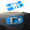 Adequado para Jeep 18-24 Wrangler Jeep Wrangler modificado moldura da maçaneta interna ABS acessórios de interior