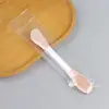 Escova de Máscara de Gel Macio Dupla Face TPR Escova de Massagem para Limpeza Facial Espátula para Aplicação de Máscara de Lama Ferramenta Especial para Máscara Facial Escova Especial