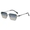 Gafas de Sol Metálicas Sin Marco Ps33205 para Hombre Tendencia Viaje Gafas de Sol con Protección Solar Venta al por Mayor Gafas de Sol Protección UV400