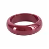 Pulseira redonda de resina transfronteiriça europeia e americana, pulseira de pulso simples e elegante para o dia a dia, luxo leve com toque de alta qualidade, design único