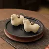 2025 Nueva Elegante Boutique Horno Ru Tiene Dinero Zodiaco Caballo Mascota de Té Cerámica Adornos Decoración Sala de Estar Hogar