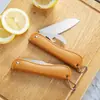 Cuchillo de Fruta Plegable Portátil, Cuchillo para Uso Doméstico y al Aire Libre, Cuchillo para Melón y Frutas, Abrebotellas, Cuchillo Multifuncional de Cocina