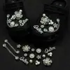 Compatible con Crocs Cadena Dorada con Purpurina Lujo Ligero Pedrería Accesorios DIY Flores para Zapatos Decoración de Girasol Hebillas para Zapatos Mayoreo