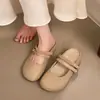 Sandalias de verano nuevas para mujer 2026 con plataforma interior, suela gruesa, punta cerrada, sin cordones, para uso exterior, zapatos tejidos de dos vías estilo Birkenstock