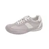 Zapatos Agan, zapatillas de entrenamiento alemanas, moda casual versátil retro de bloques de color para estudiantes, suela blanda, talla pequeña, zapatillas deportivas para mujer, tela ligera