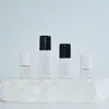 Em estoque 1ml2ml3ml5ml Frasco de Vidro Transparente Roll-on para Óleo Essencial Frasco Amostra para Perfumaria Pacotes de Viagem Frasco Roll-on com Esfera