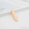 Varilla para Pasador de Color Caramelo Brillante de 4 cm de Despeje Parche Accesorios DIY Varilla Recta Larga Material para Accesorios del Cabello Piezas