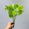 Planta Artificial com Folhas em Padrão de Rede, Folhas de Hera Verdes para Decoração Suave, Paisagismo em Miniatura para Pendurar na Parede, Plantio no Solo, Parede de Plantas, Arranjo de Flores e Paisagismo