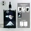 Cenário de Montanha Nevada Aquário para Peixe Betta Aquário Criativo para Desktop Decoração de Nuvem Flutuante Cenário Subaquático Aquário Ultra Transparente