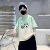 Camiseta de Manga Corta para Niños 2026 Estilo Nuevo Verano Niños Degradado Tie-Dye 100% Algodón Puro Top para Estudiante Camiseta