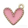 Popular Transfronteiriço DIY Série Rosa Liga Esmalte Joias Artesanais Acessórios Chaveiro Pulseira Brincos Pingentes
