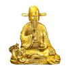 Figura de Bronce del Rey de la Medicina Sun Siyao, Estatua del Rey de la Medicina Divina, Artesanías de Escritorio para Sala de Estar y Oficina, Sun Zhen