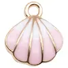 58 Estilos de Pingentes de Estrela-do-Mar, Concha, Búzios, Pérola, Sereia com Gotejamento de Óleo, Acessórios para Pulseira, Colar, Joias DIY