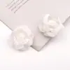 Flor de rosa de encaje de 5 cm, flor tridimensional DIY para accesorio de pelo, pinza para el pelo, broche, accesorio para la cabeza, vestido, zapato, decoración de sombrero, accesorio floral