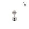 Aço Inoxidável 316L Bola Fosca Brinco para Lábio/Unhas Brinco para Orelha/Osso da Orelha Joia para Piercing Amazon Piercing Spot Atacado