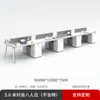 Mobiliario de Oficina Escritorio para Personal Escritorio de Oficina Estación de Trabajo para Personal Escritorio de Computadora Simple Moderno para 4 Cuatro 6 Personas Mesa y Silla para Sala Financiera