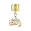 Pulsera con Colgante de Collar para Módulo Cruzado, Colgante de Pulsera Estilo Italiano con Lazo y Estrella, Adornos, Accesorios