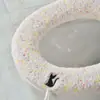 Alfombrilla Gruesa para Inodoro, Universal para Todas las Estaciones, Cojín para Asiento de Inodoro Doméstico, Alfombrilla de Invierno para Inodoro, Cubierta Universal para Inodoro, Asiento de Inodoro de Invierno