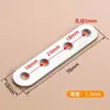 Tira de aço inoxidável tira longa Tira de ferro com furos fixação chapa de ferro reforço conector de placa de madeira link orelhas de cantoneira ferragens