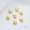 Color-preserving dumb gold sand gold copper fortune word peace joy hollow small beaded accessories diy jewelry materials