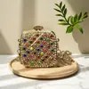 2026 Caixa Acrílica Personalizada com Mini Strass Bolsa Pequena Acessório Transversal Versátil Moda Tendência Europeia e Americana Transfronteiriça