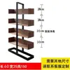 Estantería de Madera Maciza de Múltiples Niveles, Estilo Nórdico, de Pie, sin Instalación, Estantería Creativa para Apartamentos Pequeños, Estante para Libros Ilustrados Infantiles, Estante Divisor