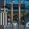 Manija de Puerta Personalizada de Fábrica Estilo Chino Manija de Puerta de Vidrio Incrustaciones de Jade Caja de Lujo Club Manija de Puerta de Madera