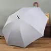Guarda-chuva pequeno e fresco com 16 varetas, cabo curvo e haste reta, guarda-chuva de cabo longo estilo golfe para dias de sol e chuva, guarda-chuva de brinde promocional, logotipo personalizado disponível
