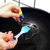 Pincel de Silicone para Óleo, Pincel para Assar Churrasco Resistente a Altas Temperaturas, Pincel de Óleo Dividido, Pincel para Bolo Creme Churrasco, Pincel para Manteiga