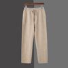 Pantalones de Punto de Negocio para Hombre 2026 con 35% Cachemira, Pantalones Deportivos Casuales Sueltos de Pierna Recta, Pantalones Largos de Moda, Pantalones Deportivos Sencillos