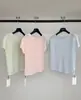 Han Xun Estilo Sencillo Verano Seda de Hielo Canalé Vertical Manga Raglán Adelgazante Camiseta de Punto Modelo Nuevo 2026 26711