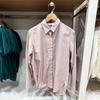 Camisa de color sólido para mujer japonesa/Camisa de manga larga Camisa para aire acondicionado Chaqueta delgada Para ir al trabajo Otoño 2025 Nuevo A479078