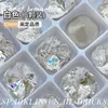 10mm Corte Antigo Quadrado Gordo Alta Qualidade Material K9 Joias para Nail Art Base Pontiaguda Diamante de Forma Especial Diamante para Nail Art Usável Atacado de Diamantes para Nail Art