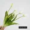 Tulipanes Xinyue de 5 Ramas de Goma Suave Artificiales, Decoración de Escritorio para Sala de Estar en Casa, Tulipanes de Venta Caliente para Exportación