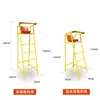 Silla de Árbitro para Cancha de Voleibol Escolar, Silla de Árbitro de Hierro para Interiores para Cancha de Bádminton, Silla de Árbitro Móvil para Competición de Bádminton