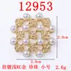 Pérola gota de óleo diamante oval cabeça de beleza acessórios de liga diy broca completa disco quadrado acessórios de fivela de broca ponto