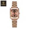 Binbang Reloj Cuadrado Pequeño para Mujer Resistente al Agua Moda Casual Reloj de Cuarzo Transmisión en Vivo Comercio Exterior Popular Reloj de Pulsera Venta al por Mayor